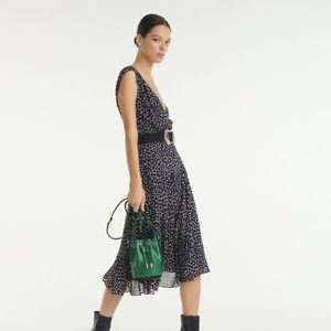 The Kooples Polka Dot Midi Dress